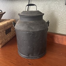 Antique Early 1900’s Metal Small Pail 7” picture