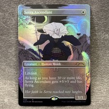 Serra Ascendant Secret Lair SLD #1125 Borderless Foil NM MTG Magic Card Creature picture