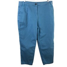 Boden Glorious British Style Pants Size 12P US 16P UK Ice Blue Denim New picture