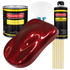 Restoration Shop Fire Red Pearl Acrylic Enamel Gallon Kit, Auto Paint picture