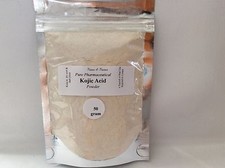 Kojic Acid Powder Skin Lightening Reduce Melanin,Brown spots,Sun spot,Multi- picture