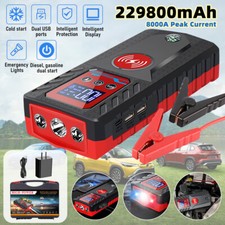 8000A 229800mAh Car Jump Starter Booster Jumper Power Bank Battery Pack Portable picture