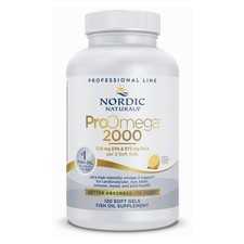 Nordic Naturals ProOmega 2000 Lemon 120 Soft Gels High Potency picture