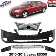 Front Bumper Cover Paintable & Grille Assembly Kit For 2010-2012 Lexus ES350 picture