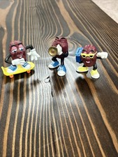 California Raisins 1988 Vintage PVC Set Of 3 picture