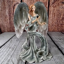 Hamilton Collection Divine Touch of Tranquility Angel Figurine COA Never Display picture