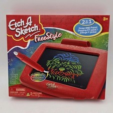 Etch A Sketch Freestyle Drawing Tablet with 2-in-1 Stylus Pen and Paintbrush Red picture