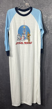 1977 Star Wars Womens Nightshirt Sleepwear Size Large TRUE VINTAGE AUTHENTIC picture
