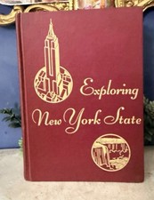 Vintage 1942 Exploring New York New Edition Wainger & Oagley  Harcourt & Brace  picture