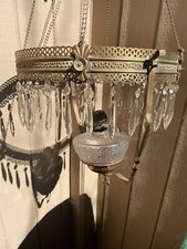 1800’s Antique Hanging Oil Lamp PLUME & ATWOOD BANNER Burner Chandelier Lamp 1 picture