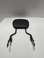Quick-detach passenger sissy bar backrest diamond-stitched pad, Harley-Davidson picture