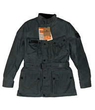 Belstaff Stealth Trialmaster Motorcycle Jacket Waxed Green D30 UK Large L £895 picture