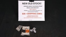 Vintage OEM Harley Davidson Front Brake Lever Bracket 45023-41 NOS Panhead KH XL picture