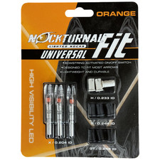 Rage Nockturnal Fit Universal Lighted Nocks, 3 pack, Orange picture