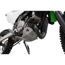New-Tusk Aluminum Skid Plate Silver–Fits: Kawasaki KX100/KX112 2011–2025 picture