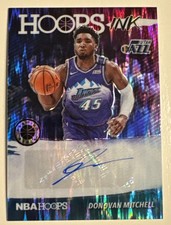 2019-20 Panini NBA Hoops Premium Stock - Hoops Ink Donovan Mitchell (AU) picture