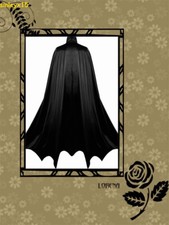 New Bruce Wayne Batman Michael Keaton Version Cloak Cosplay Prop Polyester Cape picture