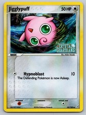 Jigglypuff 53/100 Common Crystal Guardians Pokemon Reverse Holo Near Mint picture