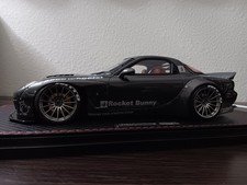 Ignition model 1/18 Mazda RX7 Rocket Bunny gray. RARE Excellent condition.  picture