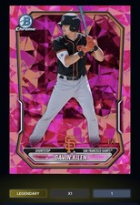 DIGITAL 2026 Bowman Sapphire Gavin Kilen Padparadscha 1/1 Grail Legendary picture