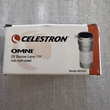Celestron Omni 2x Barlow Lens 1.25
