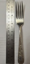 S. KIRK & SON OLD MARYLAND ENGRAVED STERLING SILVER PLACE FORK - VERY GOOD M picture