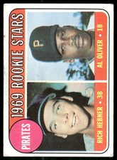 1969 Topps #82 Pirates 1969 Rookie Stars (Rich Hebner / Al Oliver) picture