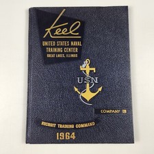 Keel United States Naval Training Center 1964 Company 126 Yearbook VTG Original picture