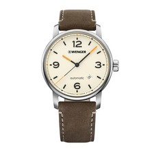 Wenger Men's 01.1746.101 Automatic Urban Metropolitan Cream Dial Watch picture