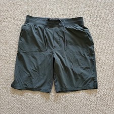 Lululemon Pace Breaker Shorts Mens L Dark Green Gray Athletic Running Gym picture