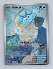 Mantyke 189/182 Illustration Rare Paradox Rift Pokemon Holo Near Mint picture