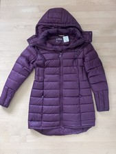 Lole Women’s Medium Dark Cherry Hooded Down Claudia Jacket Coat New With Tags picture