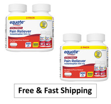 Equate Extra Strength Acetaminophen Caplets, 500 mg, 2x250 Count( 4pk total) picture