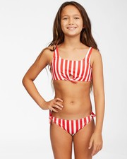 Billabong Girl's Free Babe Knotted Tank 2 Piece Bikini Set picture