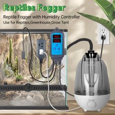 Humidity Sensor Thermostat Humidistat Control+Reptile Humidifier Fogger 4L Tank picture