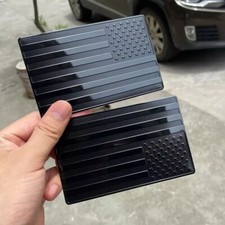 2X Metal American US Flag Car Sticker Emblem Badge Decal Decor Trim Accessories picture