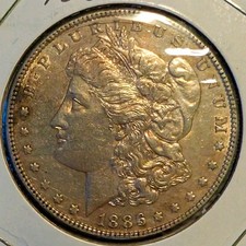 1886-P Morgan Silver Dollar VF .900 Silver picture