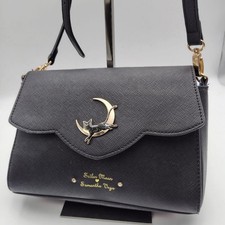 Samantha Vega Sailor Moon Collab Shoulder Bag 2way Black Gold Accents picture