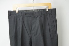 Incotex Solid Gray 100% Wool Dress Pant 50 EU BRAND NEW picture