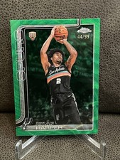 🔥Dylan Harper 2025-26 Topps Chrome Update RC Green Wave Refractor /99 Rookie picture