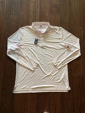 NEW JOHNNIE-O, MENS SIZE L, SWING FEATHERWEIGHT LONG-SLEEVE🩷POLO, MSRP $118.00 picture