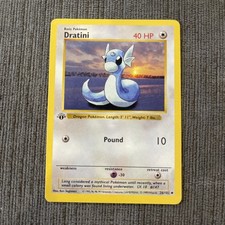 dratini 26/102 shadowless 1st Edition picture