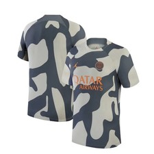 NWT Paris Saint-Germain Jordan Brand Pro Pre-Match Top - Gray -  picture