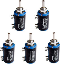 5pcs WXD3-13-2W 10K Ohm Multi-Turn Wirewound Potentiometer 10K Ohm picture