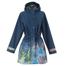 Galleria Enterprises Women's Monet Wisteria Raincoat, Size Large picture