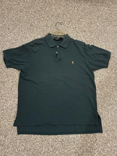 Vintage Polo Ralph Lauren Polo Shirt Short Sleeve Green Men's Size Large picture