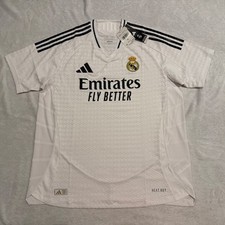 2024-25 Adidas Men’s Real Madrid Authentic Version Home Soccer Jersey XL picture