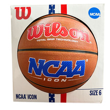 NEW - Wilson - TWO (2) NCAA Icon Basketballs, 28.5
