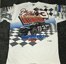 MINT Vtg 1995 Dale Earnhardt AOP Shirt XL Unworn The Intimidator NASCAR Car picture