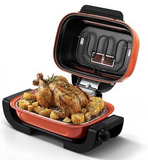 Electric Roaster Oven 1300W Fish Roaster Korean BBQ 3-in-1 Electric Indoor Grill picture